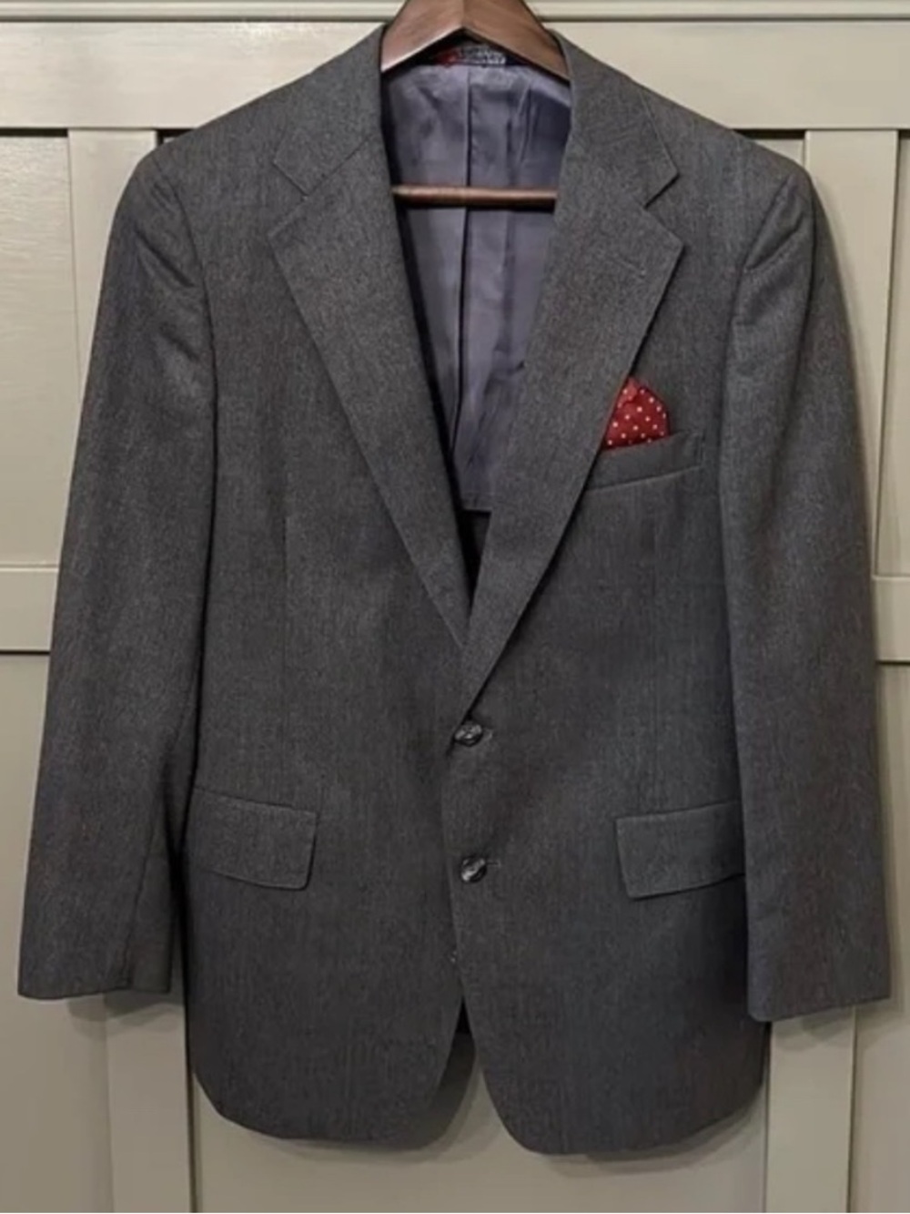 Austin Reed of Regent Street 100% Pure Virgin Wool Sport Coat Blazer Jacket Gray